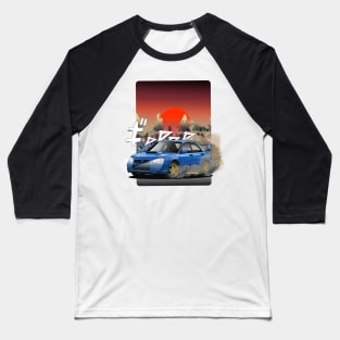 Subaru WRX Rally Baseball T-Shirt